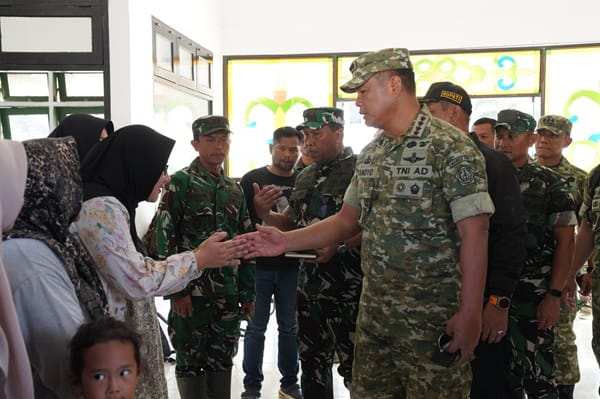 Wapang TNI Tinjau Langsung Daerah Terdampak Banjir Aceh, Tegaskan Komitmen Penanganan Cepat