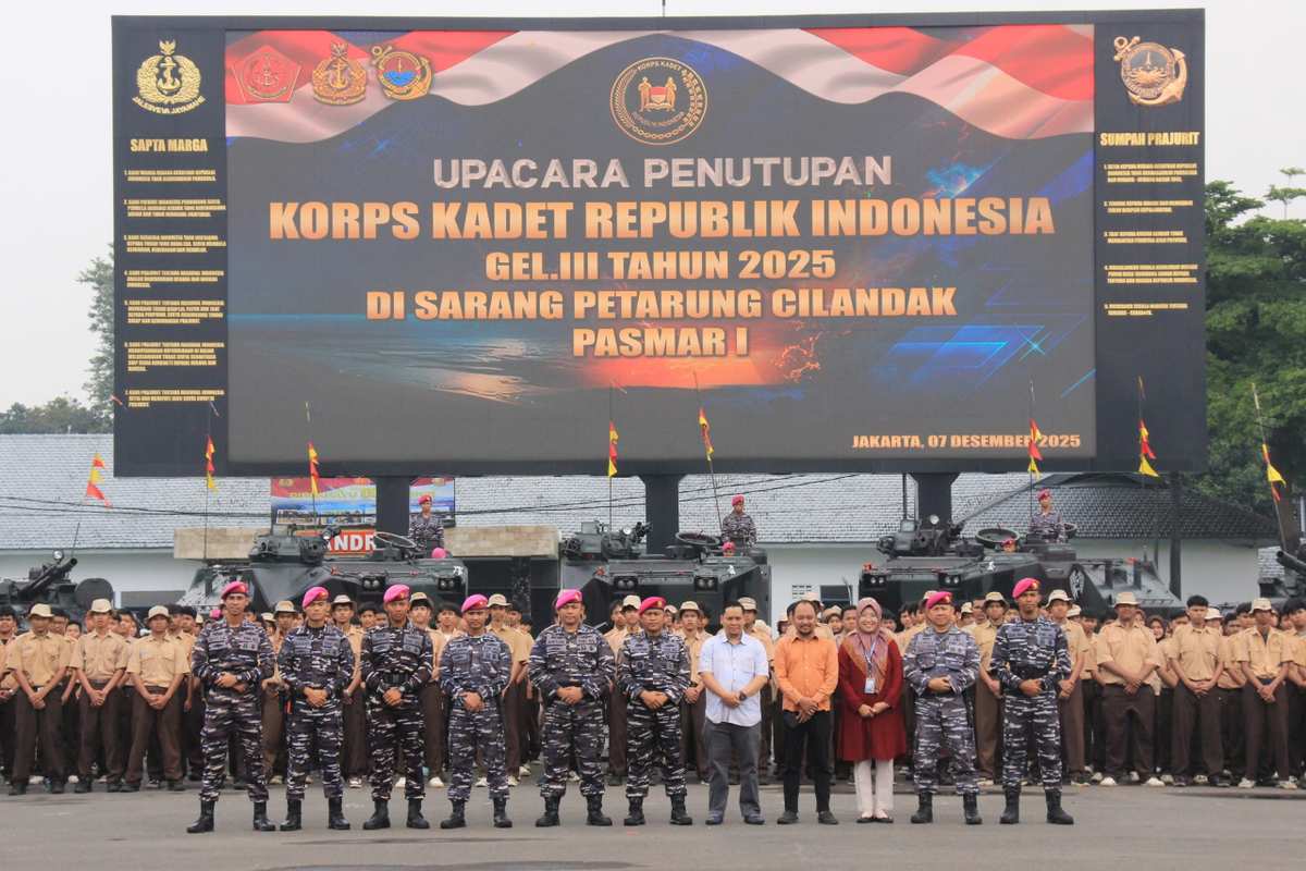 Danyonif 14 Marinir Resmi Tutup Persami Siswa-Siswi KKRI Gelombang 3