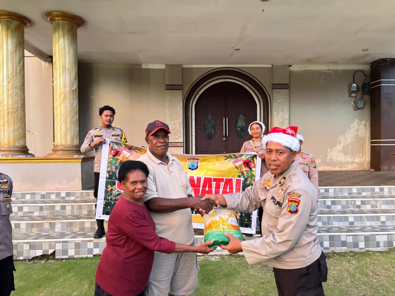 Safari Natal Polres Maybrat : Wujudkan Pelayanan POLRI Menjelang Natal dan Tahun Baru
