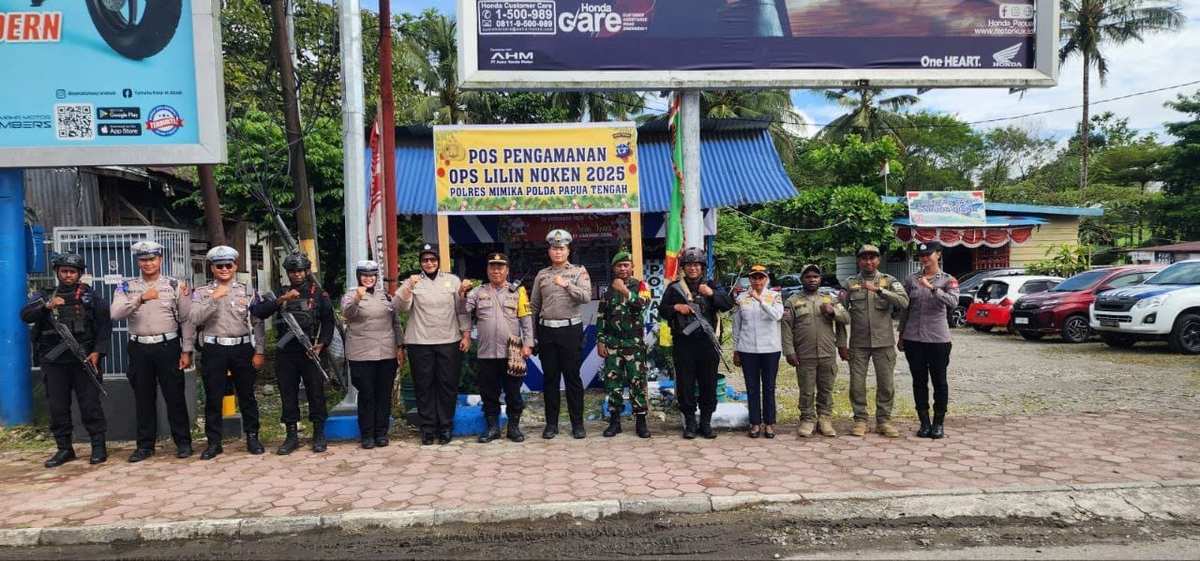 Ciptakan Rasa Aman Serta Perkokoh Rasa Toleransi, Personel Kodim 1710/Mimika Laksanakan Pengamanan Ibadah Natal