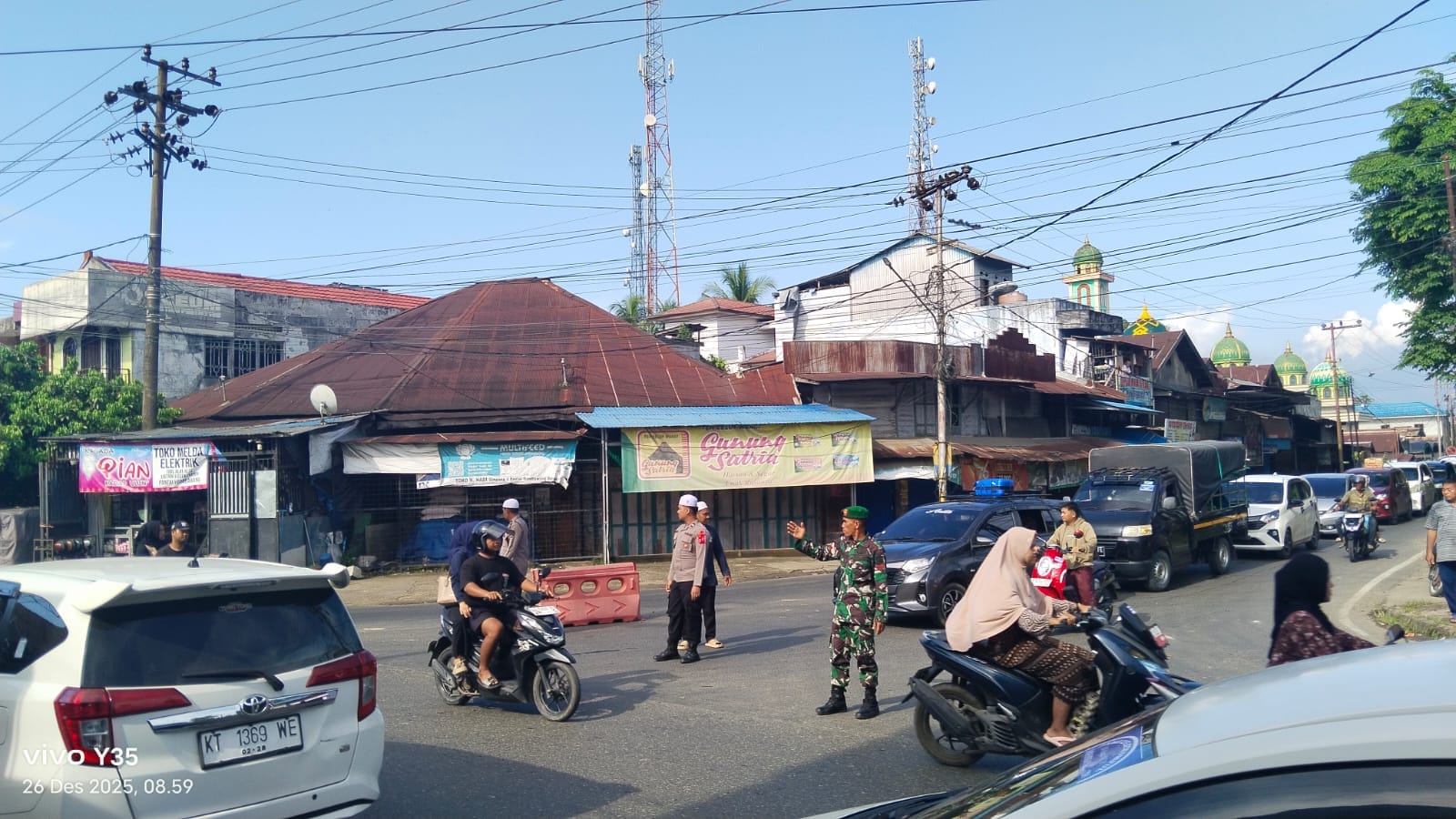 Kodim 1002/HST Siagakan Personel Amankan Pergerakan Jamaah Menuju Martapura