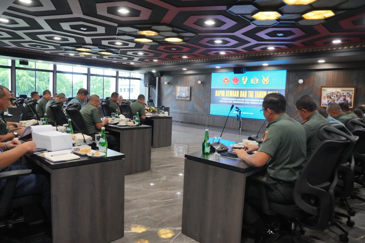 Panglima TNI Ikuti Rapim Kemhan Dan TNI Tahun 2026