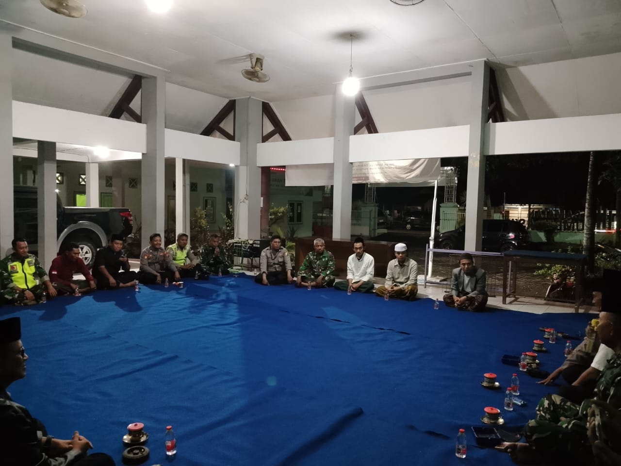 Sambut Tahun Baru 2026, Koramil Sumberasih Bersama Muspika Setempat Menggelar Doa Besama