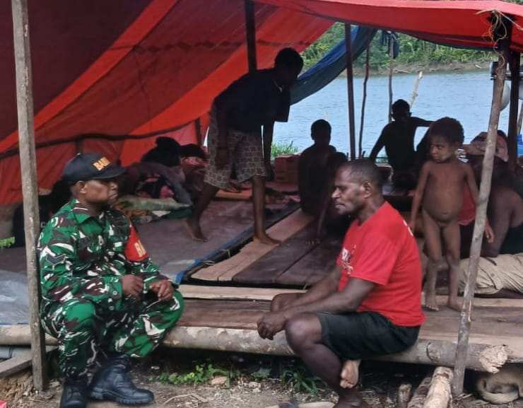 Babinsa Koramil Kokonao Jadikan Komsos Sebagai Media Jalin Silaturahmi Bersama Warga Binaan