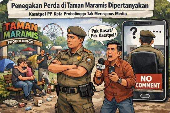 Sorotan Publik Menguat, Kasatpol PP Kota Probolinggo Tak Menanggapi Permintaan Konfirmasi