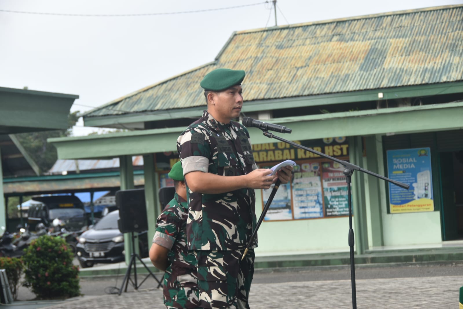 Sebagai Bentuk Penghargaan, Kodim 1002/HST Gelar Korps Raport Purna Tugas