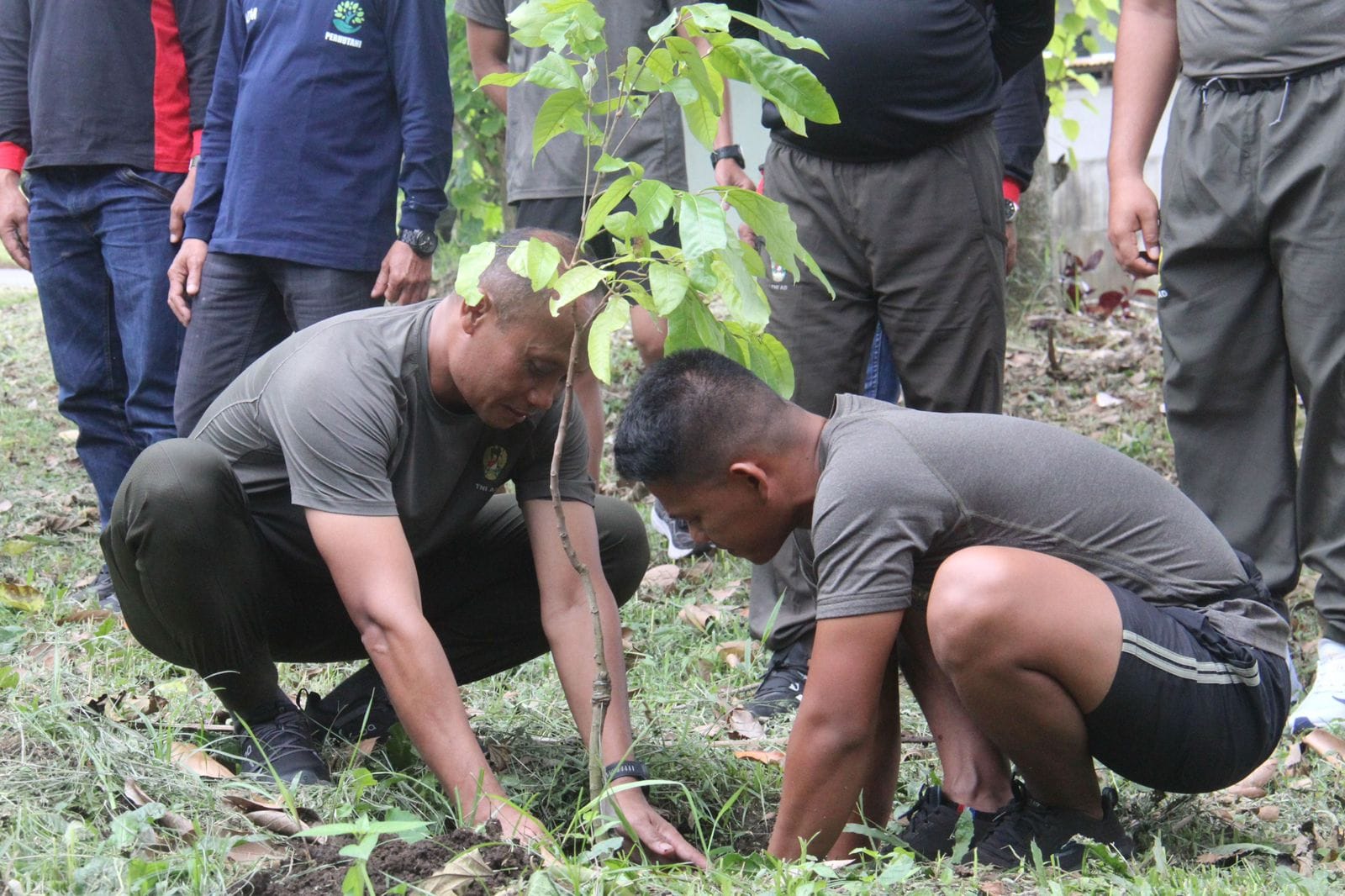 Bumi Ajusta Menghijau, Danmenarmed 2 Kostrad Pimpin Gerakan Tanam Pohon