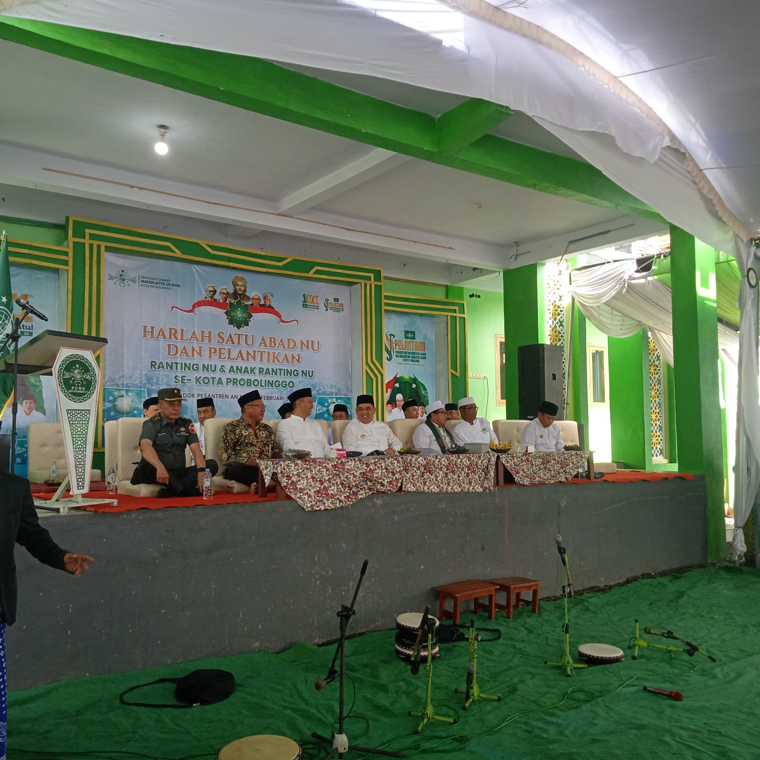 Pabung Kodim 0820/Probolinggo Mayor Inf Heri Hutomo Menghadiri Harlah Satu Abad NU