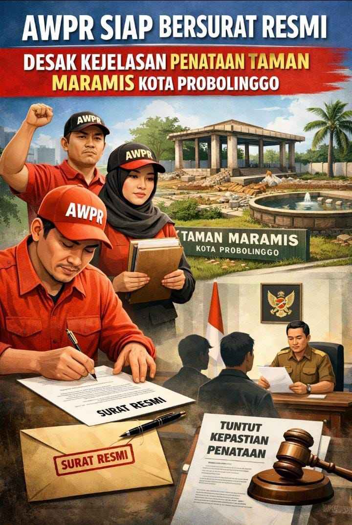 Tak Ingin Berlarut, AWPR Bersurat Terkait Penataan Taman Maramis