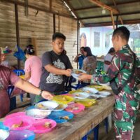 IMG-20260214-WA0031 Dukung Program TMMD, Warga Linggang Amer Siapkan Makan untuk Anggota Satgas TMMD Ke-127