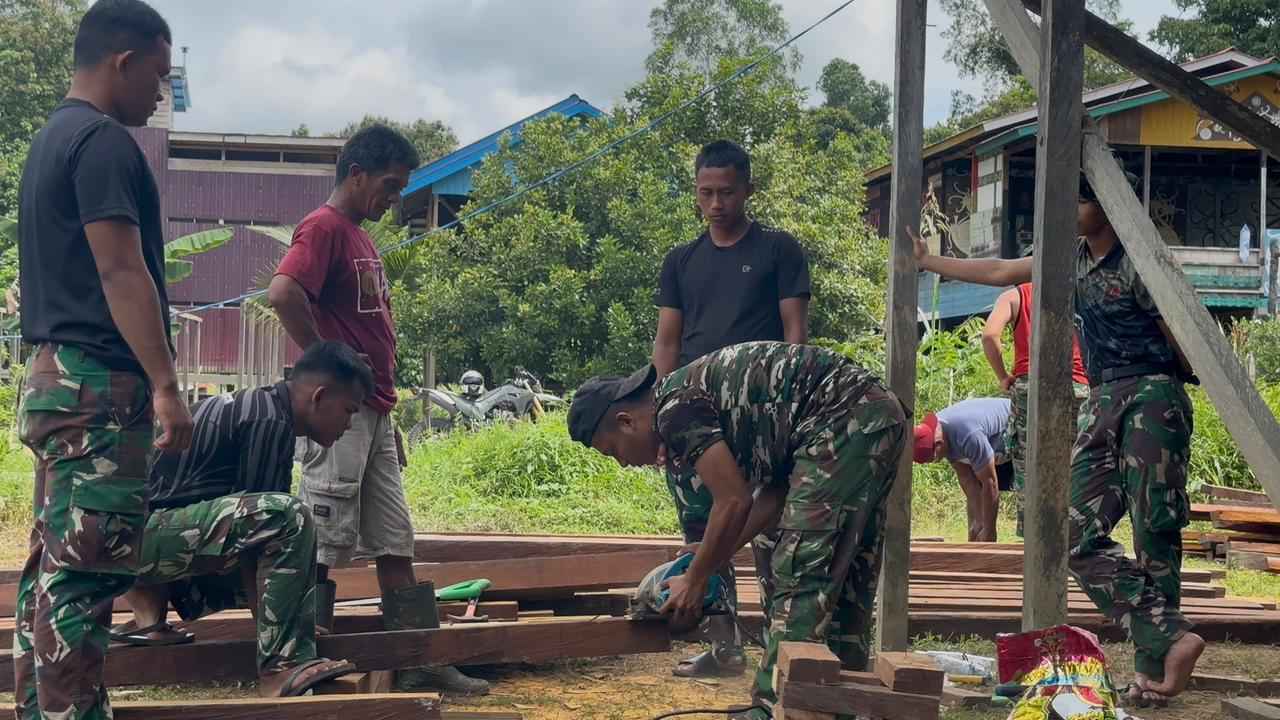 Dari Tering Lama untuk Masa Depan, TNI dan Warga Satukan Tenaga Bangun Sumber Air