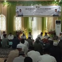 Danramil 1008-01/Muara Uya–Jaro Hadiri Safari Ramadhan dan Buka Puasa Bersama Bupati Tabalong di Desa Solan