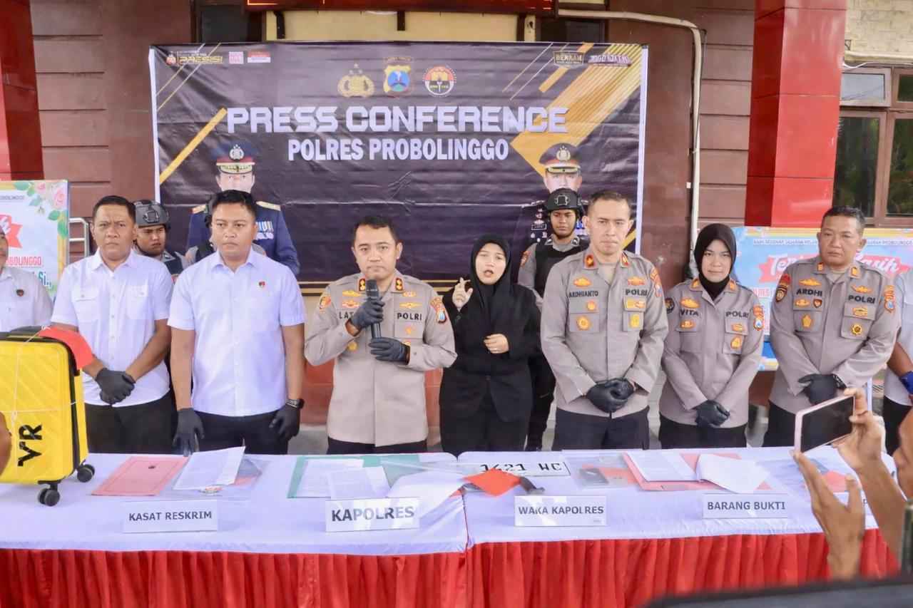 Satreskrim Polres Probolinggo Bekuk Komplotan Pencuri Koper Turis Thailand di Bromo