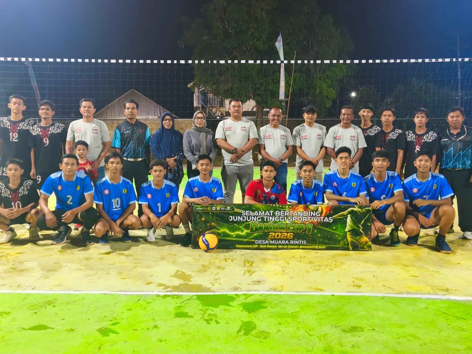 Kodim 1002/HST Gelar Turnamen Bola Voli Dandim Cup I 2026 di Batang Alai Utara
