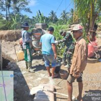 TNI AD Pacu Pembangunan Jembatan Gantung Equator, Akses Warga Kampung Alai Segera Terhubung