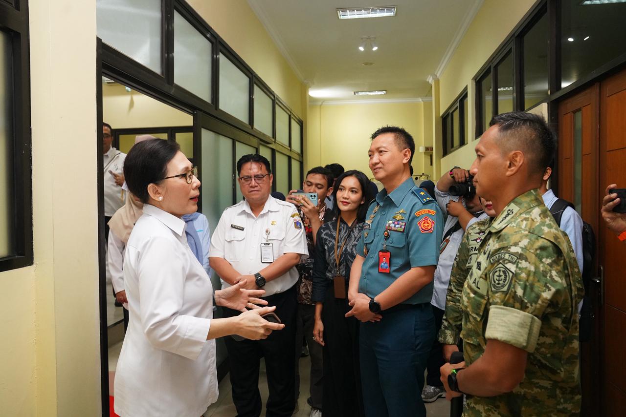 TNI Dukung Program Pemerintah, Wakapuskes TNI Tinjau Pelaksanaan CKG di FKTP Mabes TNI