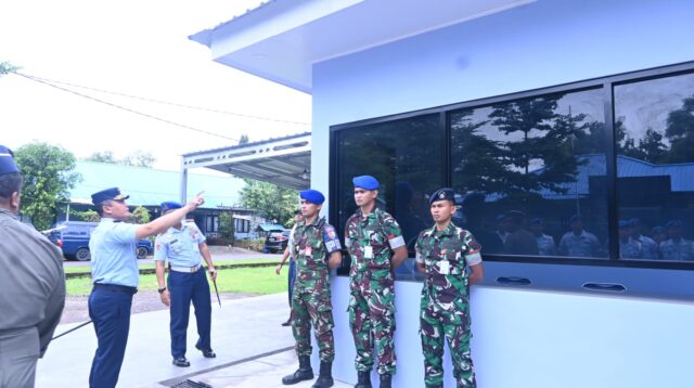 Bangun Lingkungan Aman, Nyaman dan Tentram, Danlanud Sultan Hasanuddin Resmikan Pos Pengamanan Komplek Catalina
