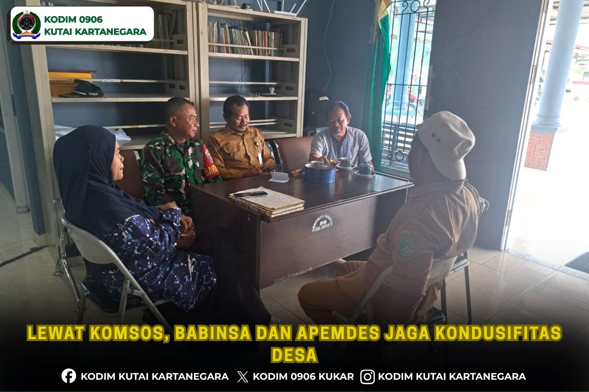 foto website (23) Lewat Komsos, Babinsa dan Apemdes Jaga Kondusifitas Desa