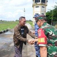 Dansatgas TMMD Wiltas Ke-127 Sambut Kedatangan Tim Wasev di Kubar