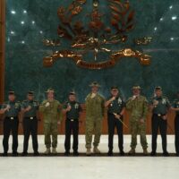 Gubernur Akademi Militer Terima Courtesy Call Atase Darat Australia