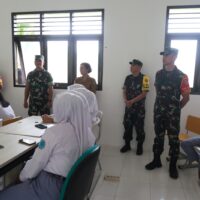 Tim Wasev Tinjau Program Rekrutmen TNI di SMKN 1 Linggang Bigung