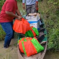 IMG-20260309-WA0010 Anak-anak di Tengah Rawa Widang Sambut Kiriman Makan Bergizi Gratis