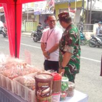 Koramil Wonoasih Melakukan Pendampingan dan Pengawalan Gerakan Pasar Murah dan Bazar Ramadan