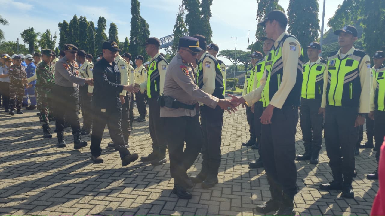 Danramil Paiton Kapten Cke Adi Suwarso, Apel Siaga Kelistrikan Sambut Hari Raya Idhul Fitri