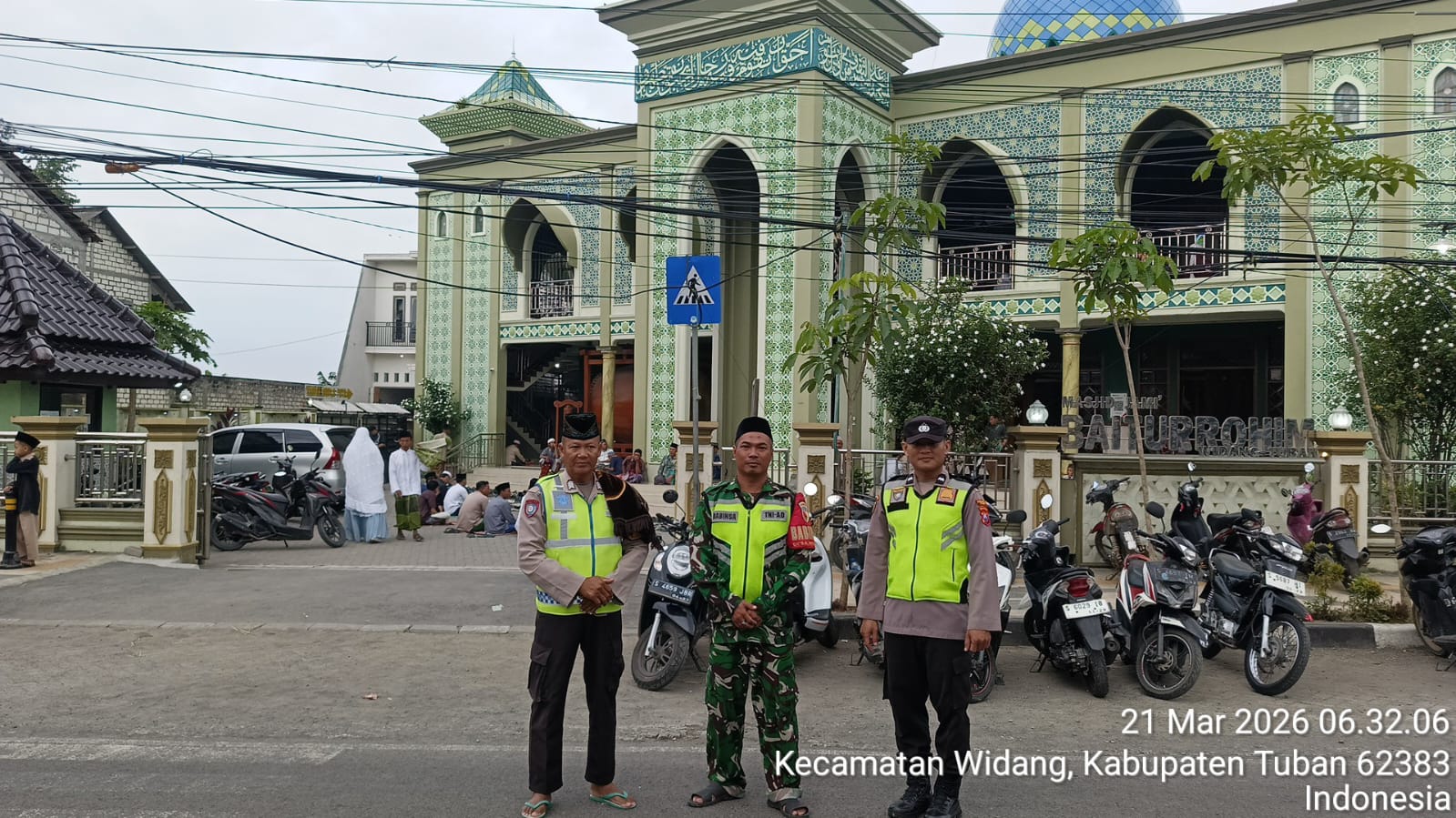 Pengamanan Lokasi Kegiatan Sholat Idul Fitri