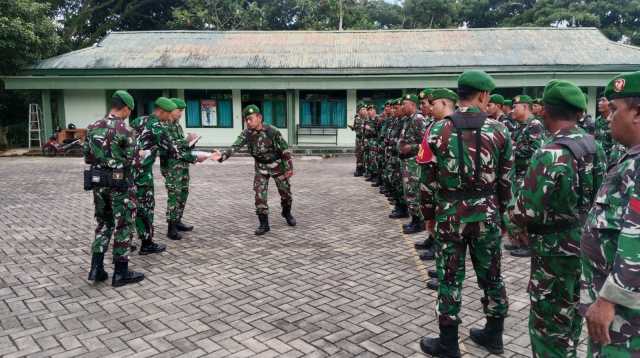 Kodim 1002/HST Gelar Apel Pengecekan Cuti Lebaran 1447 H