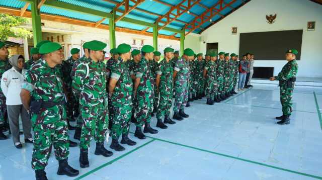 Pastikan Personel Aman dan Tepat Waktu, Kasdim 1505/Tidore Pimpin Apel Kembali dan Pemberangkatan Cuti Lebaran