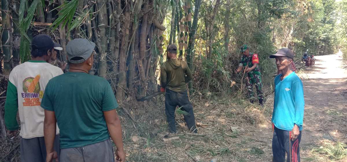 IMG-20260328-WA0033 Dipimpin Koramil Wonomerto, Warga Tumpah Ruah Gelar Kerja Bakti Serentak di Desa Binaan