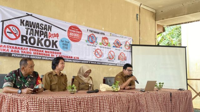 Sinergi TNI dan Dinkes, Warga Rantau Kaminting Diedukasi Bahaya Asap Rokok