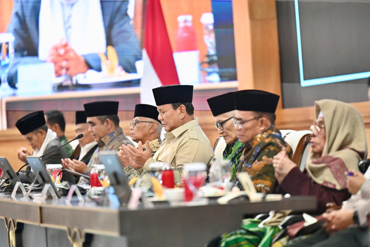 Panglima TNI Hadiri Silaturahmi Presiden Prabowo dengan Kiai dan Tokoh Organisasi Islam