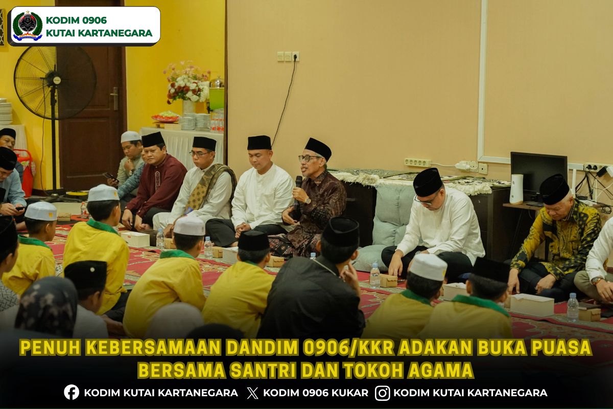 foto website (34) Penuh Kebersamaan Dandim 0906/kkr Adakan Buka Puasa Bersama Santri dan Tokoh Agama