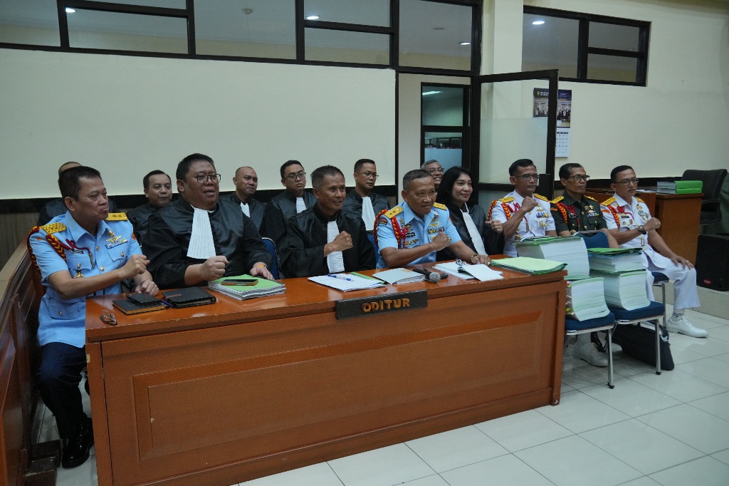 Sidang Perdana Kasus Dugaan Korupsi Satelit Navayo Digelar di Pengadilan Militer Tinggi II Jakarta