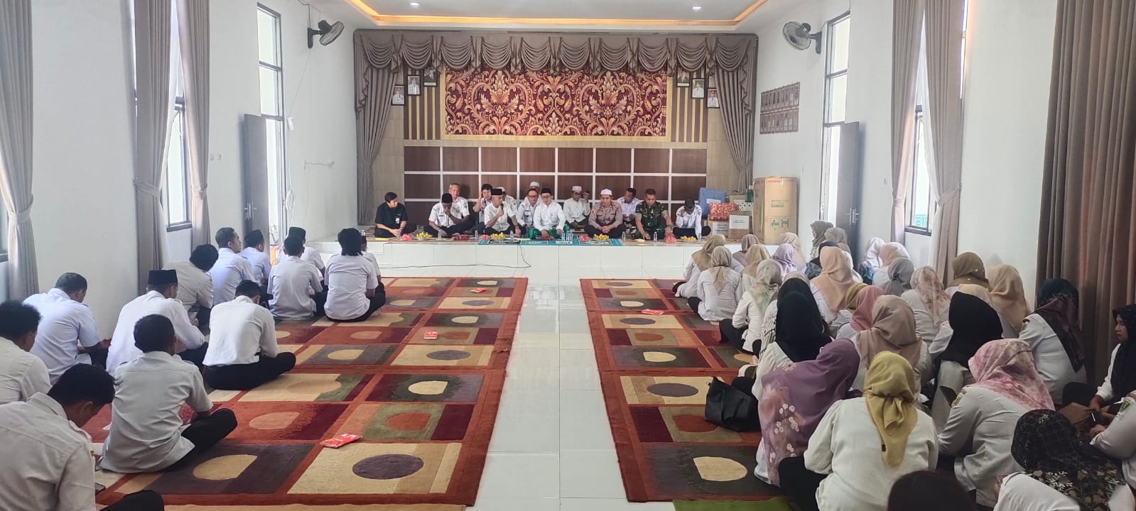 Danramil 1008-05/Kelua-Muara Harus Hadiri Halal Bihalal dan Pengantar Purna Tugas Plt. Camat Kelua