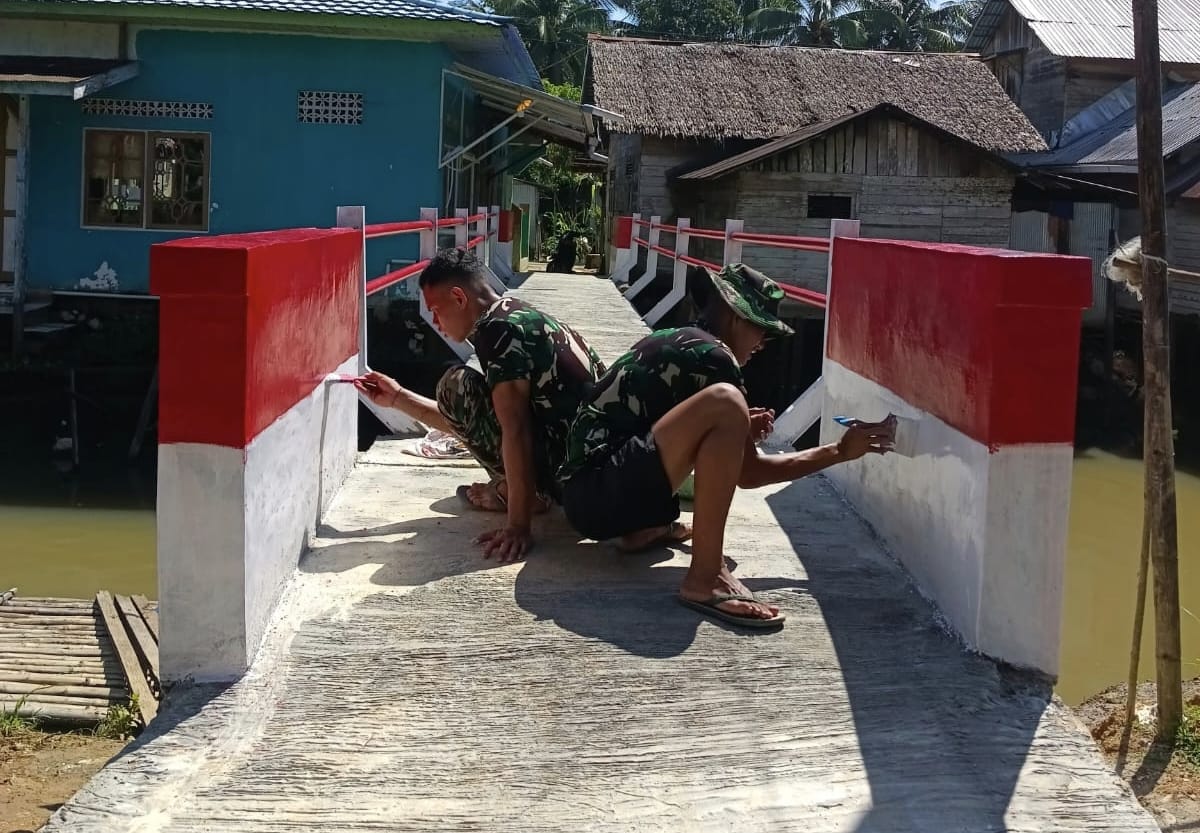 Segera Diresmikan, Jembatan Garuda Desa Paya Besar Hampir Rampung