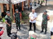 Danrem 083/Bdj Tinjau Langsung Progres Pembangunan TMMD di Desa Brabe