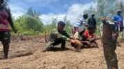 Bedengan Rampung, Lahan Program TMMD di Kampung Keakwa Siap Ditanami