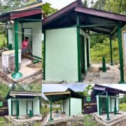 5 Unit MCK Warga Kampung Tanah Rubuh Rampung dan Dicat
