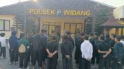 Pesan Kamtibmas Polsek Widang Kepada Warga Perguruan Silat Yang Berangkat Latihan Bersama