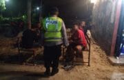 Patroli malam, Anggota Polsek Widang Sosialisasi Nomor Panggilan Darurat 110