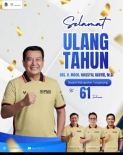 HUT ke-61 Bupati Tangerang: Ketua Askab PSSI Tangerang Kirim Ucapan dan Doa
