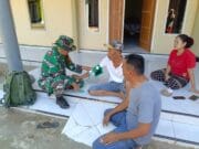 Peduli Kesehatan Warga, Tim Medis Satgas TMMD Layani Pemeriksaan Gratis