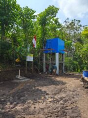 Satgas Rampungkan Tandon SPAM Program TMMD ke 128
