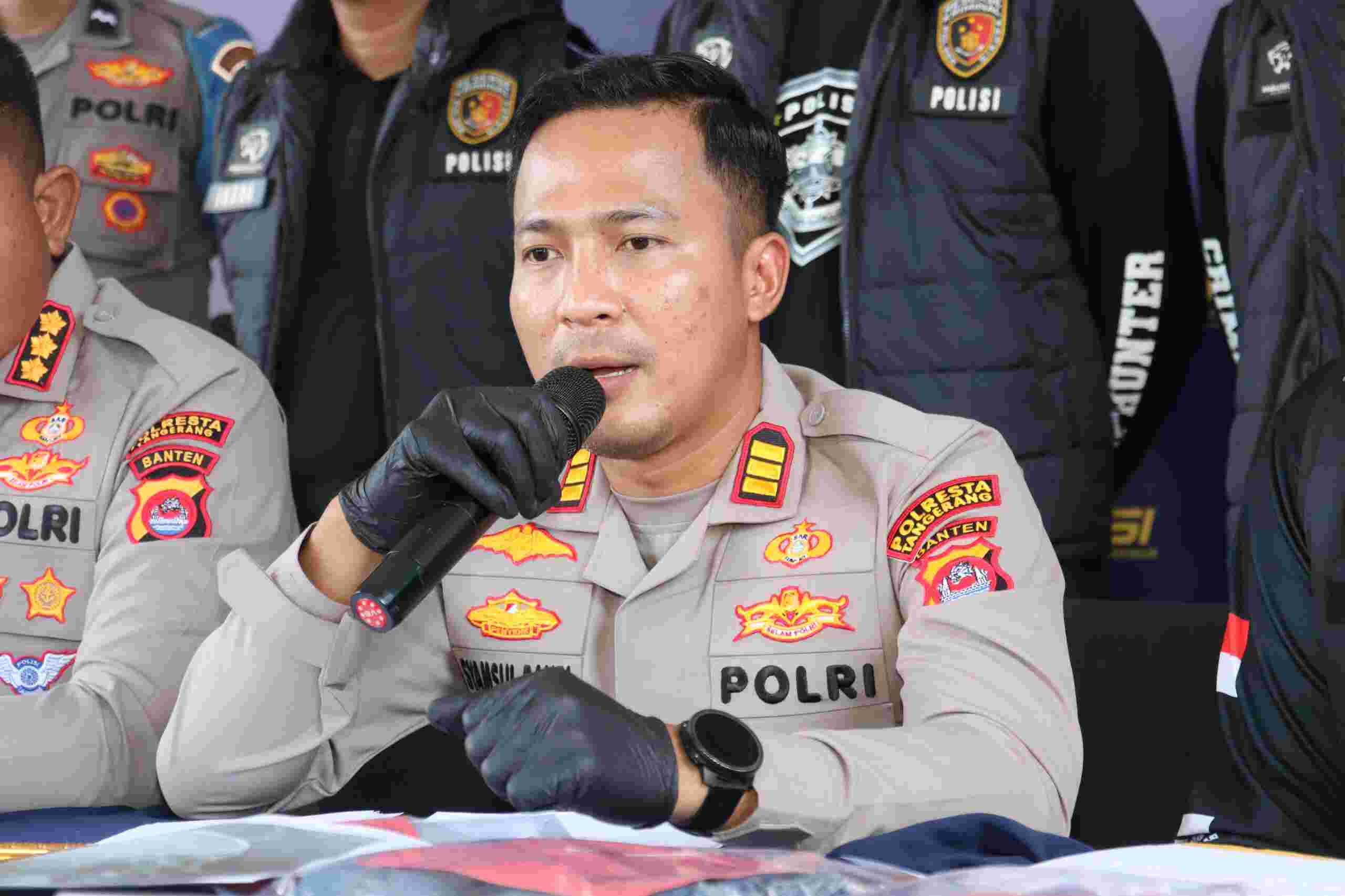 Polsek Cikupa Amankan Pelaku Tawuran Berdarah yang Viral di Media Sosial