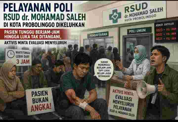 Pelayanan Poli RSUD dr. Mohamad Saleh Dikeluhkan, Pasien Tunggu Berjam-jam hingga Sore Hari