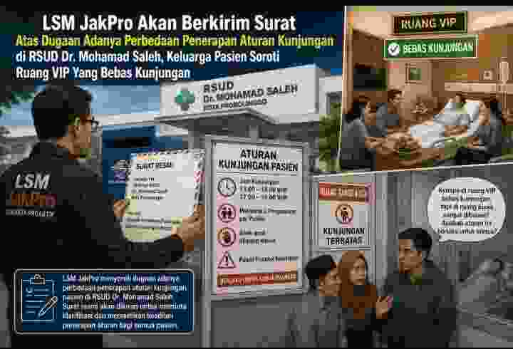 Keluarga Pasien Keluhkan Dugaan Ketimpangan Aturan Kunjungan di RSUD Dr. Mohamad Saleh