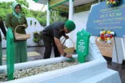 Dandim 1505/Tidore Pimpin Upacara Ziarah Rombongan HUT ke-69 Kodam XV/Pattimura